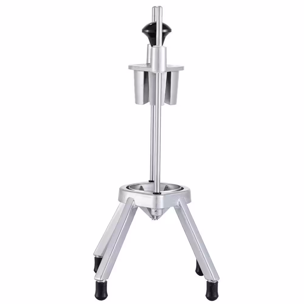 VEVOR 4-Section Commercial Wedger Stainless Steel Blade Fruit Lime Slicer Lemon Cutter for Home Bar Restaurant, Sliver