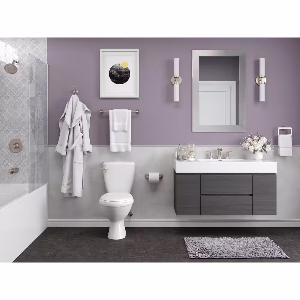 Pfister Brea Wall Mount Toilet Paper Holder in Brushed Nickel