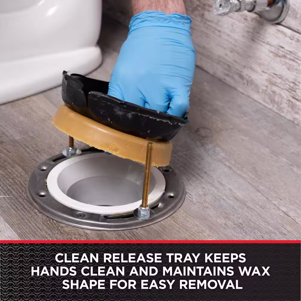 Oatey Johni-Ring 4 in. Standard Toilet Wax Ring with Plastic Horn