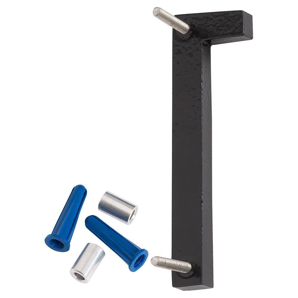 Montague Metal Products 16 in. Satin Nickel/Black 2-Tone Aluminum Floating or Flat Modern House Number 1