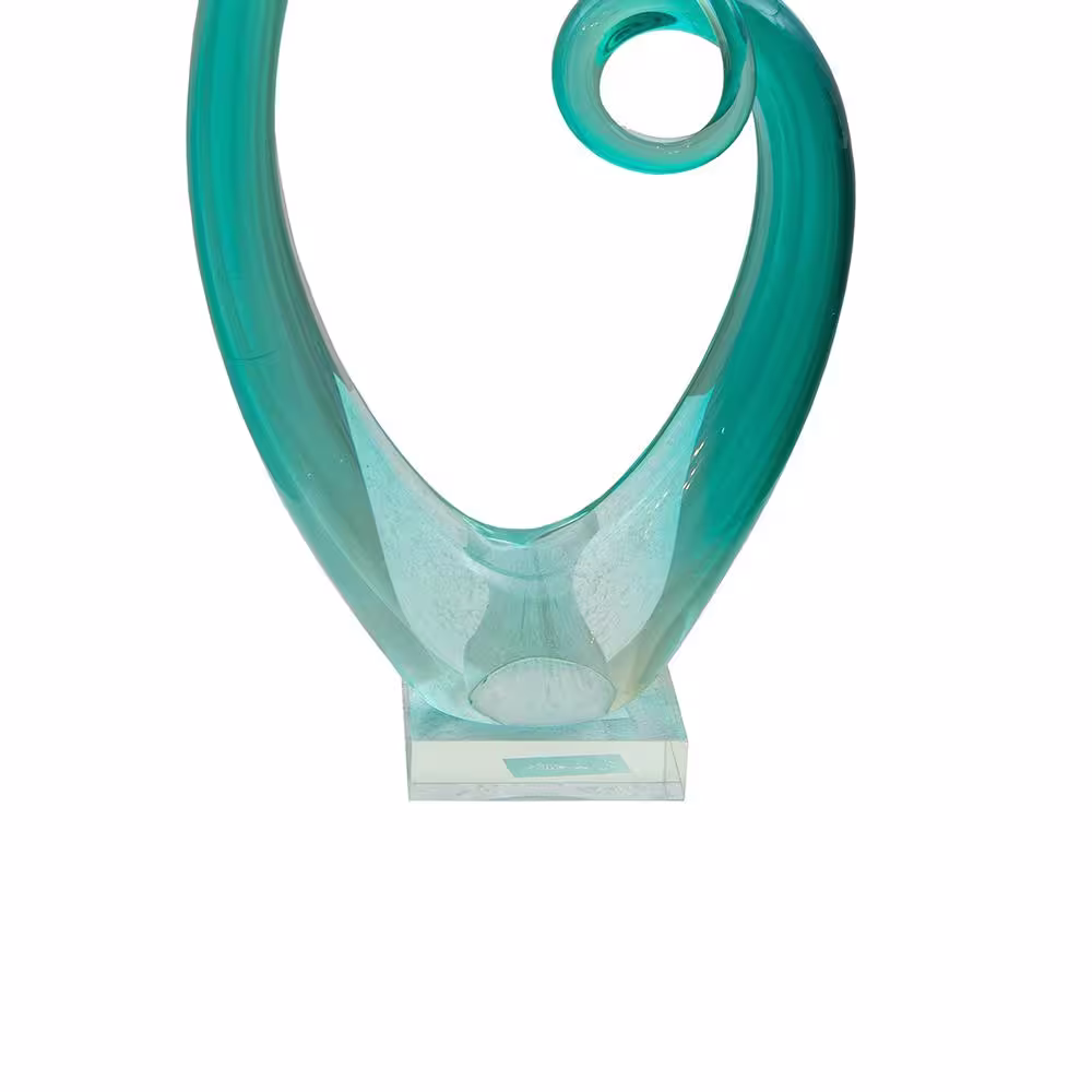 Dale Tiffany Rotani Vines Handcrafted Abstract Art Glass Sculpture