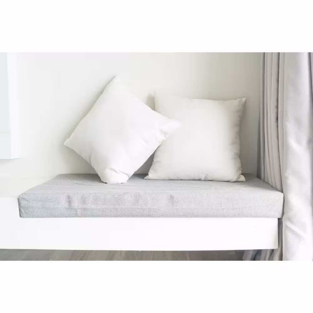 None A1HC Sterilized Extra Fill Hypoallergenic Poly Fill with 200TC Cotton Shell(Set of 2)