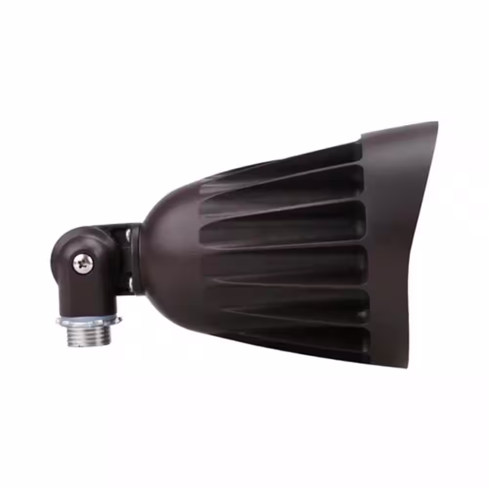 None Boise 2nd GEN 1820 Lumens Bronze Plug-In Integrated LED Outdoor Spotlight with Adjustable Lamp Head (Pack of 4)