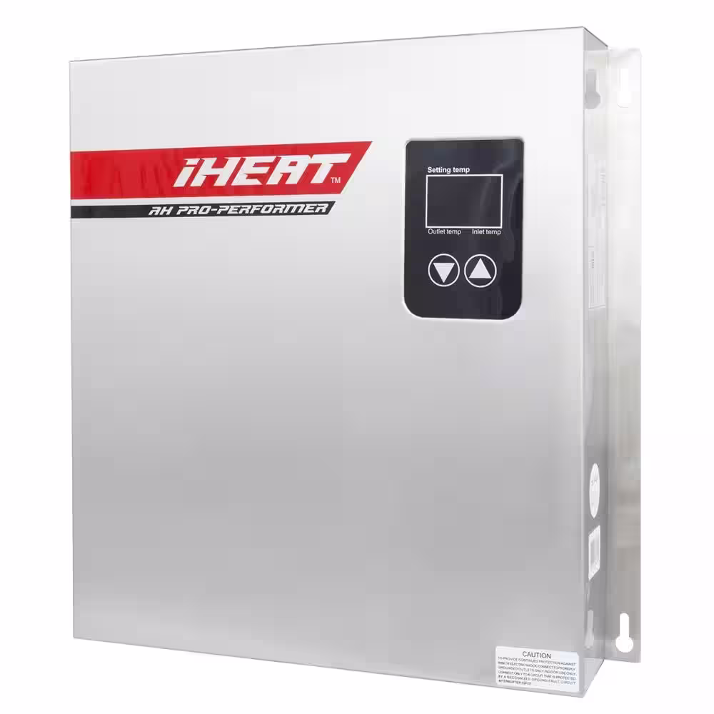 IHeat 27 kW Real-Time Modulating 5.2 GPM Electric Tankless Water Heater