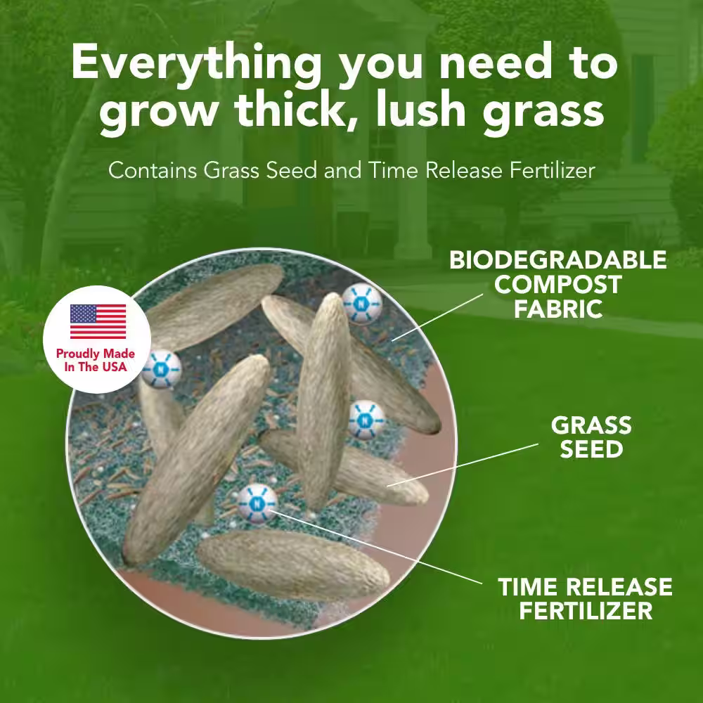 GROWTRAX 100 sq. ft. Big Roll Fine Fescue Mixture