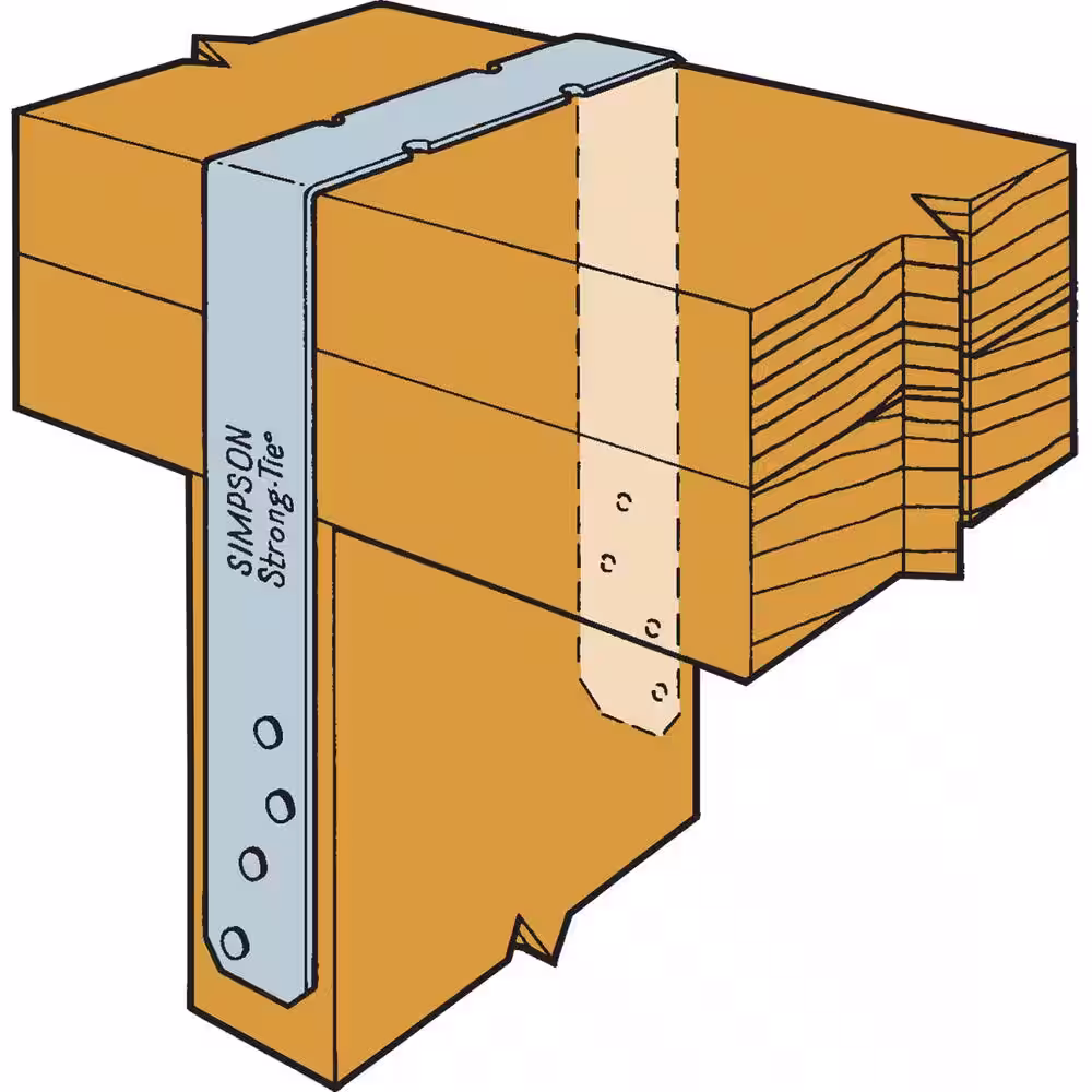 Simpson Strong-Tie SP 5-9/16 in. x 7-3/4 in. ZMAX Galvanized Stud Plate Tie