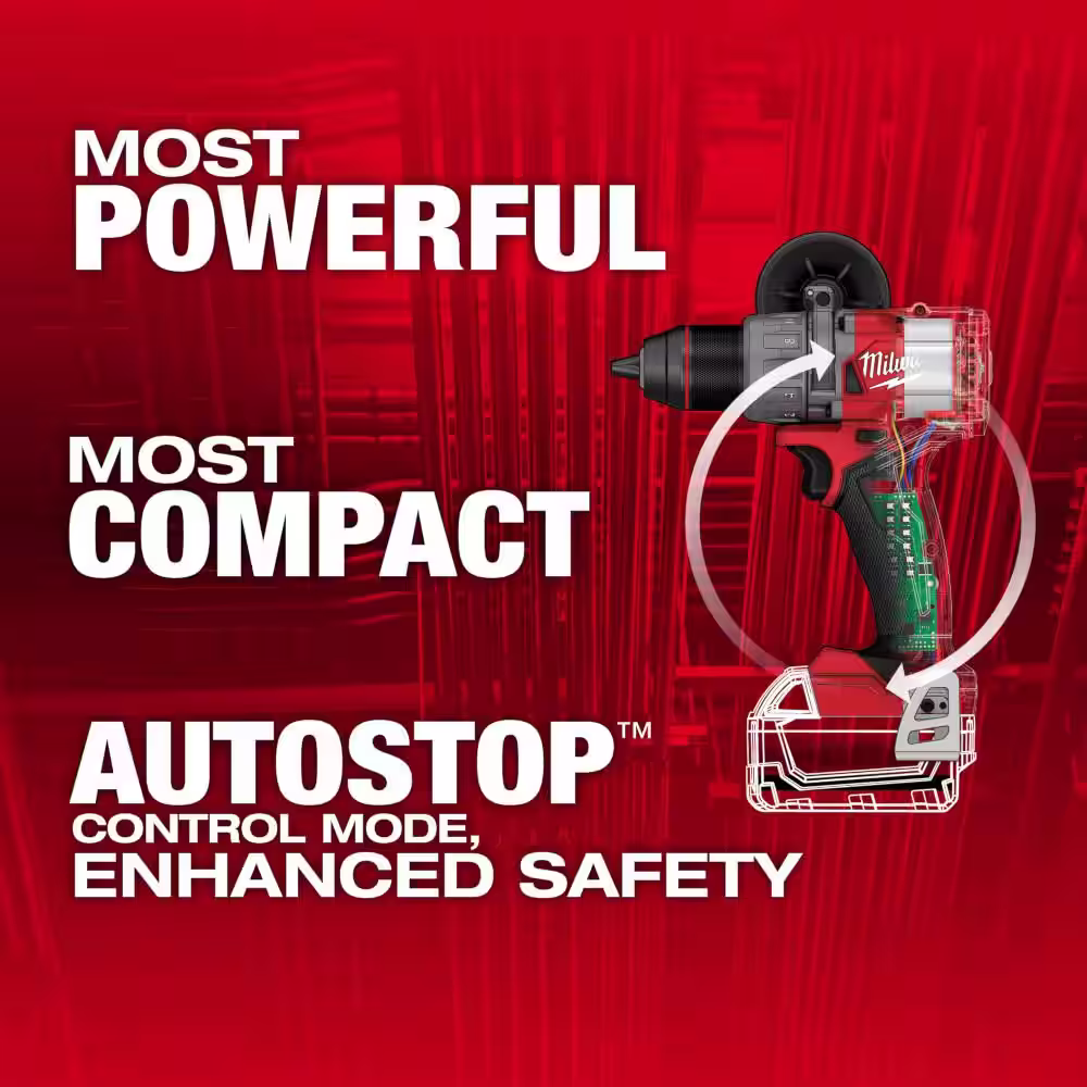 Milwaukee M18 FUEL 18V Lithium-Ion Brushless Cordless 1/2 in. Drill/Driver (Tool-Only)