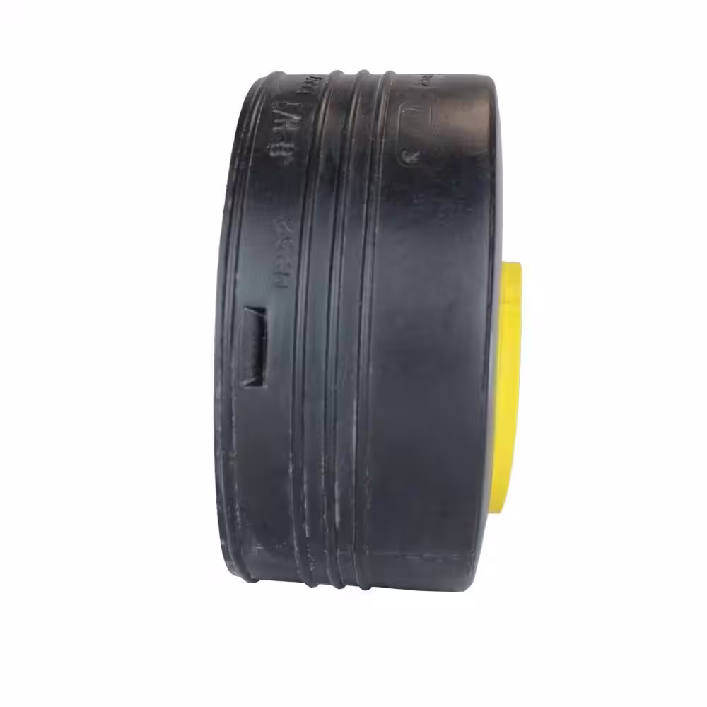 Advanced Drainage Systems 10 in. x 4 in. Gravelless Pipe Offset Adapter with Grommet