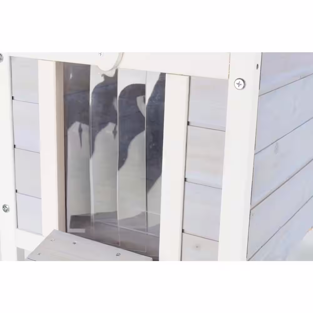 TRIXIE 16.5 in. x 15.75 in. x 20 in. Wooden Patio Condo for Cats