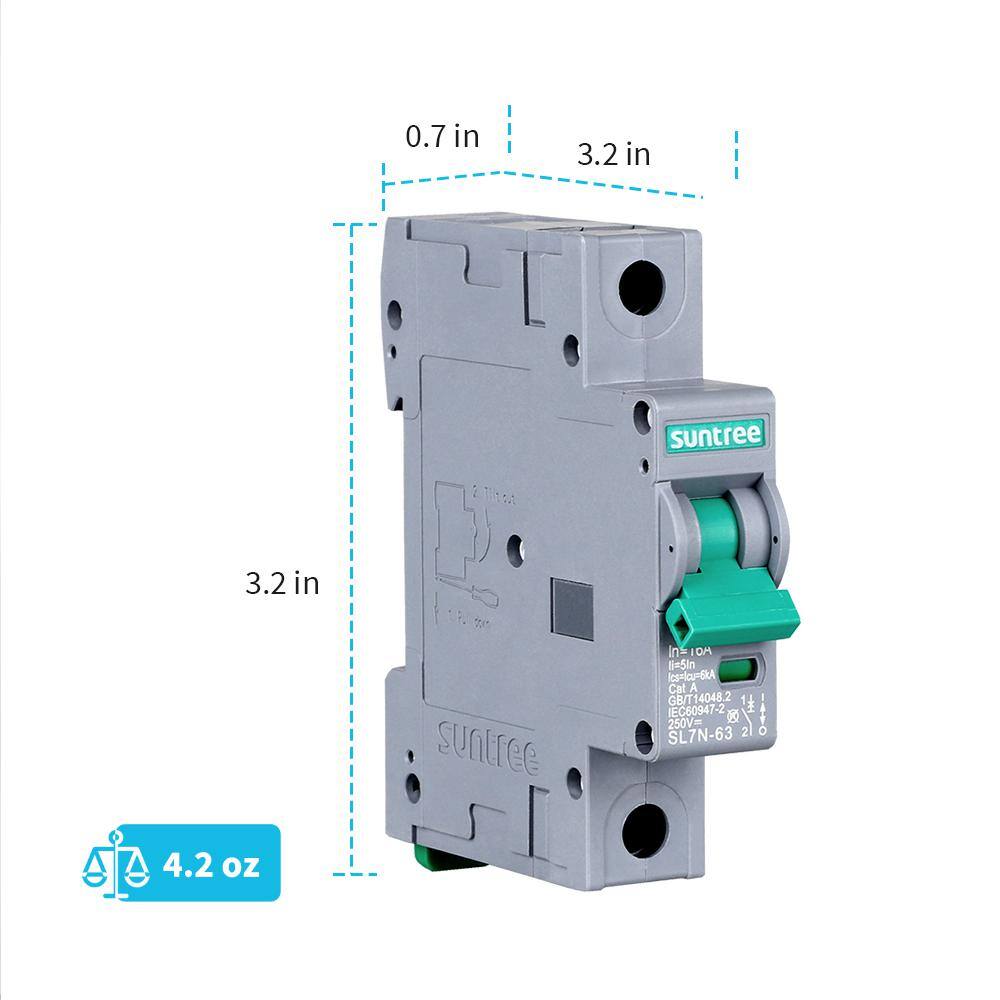 Renogy 16A 1P DC Miniature Circuit Breaker