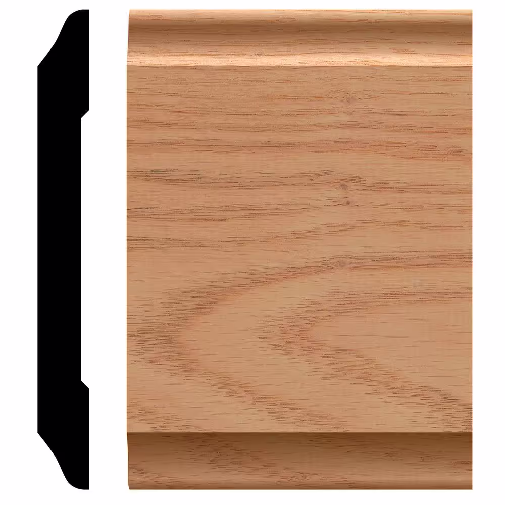 Weaber WW 436 1/2 in. x 4-1/2 in. x 36 in. Oak Saddle Threshold Molding