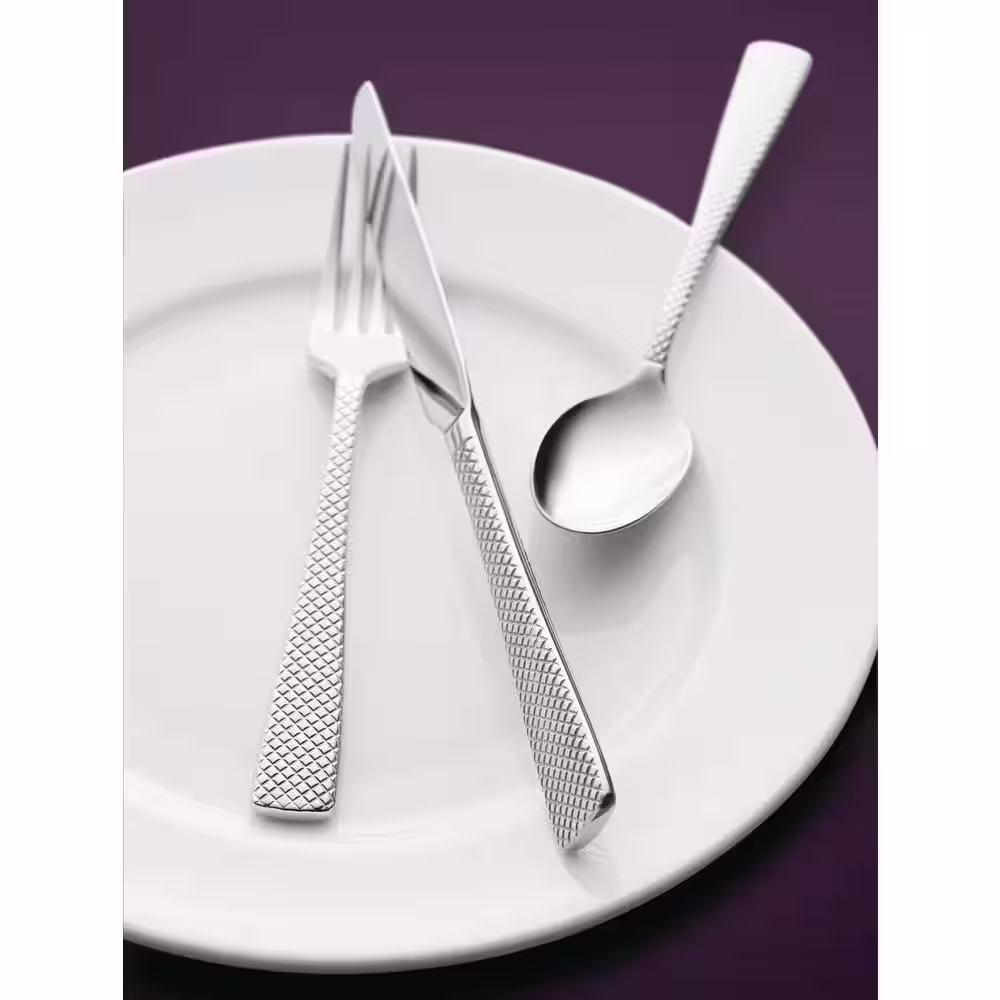 Oneida Jade 18/10 Stainless Steel Serving Forks (Set of 12)