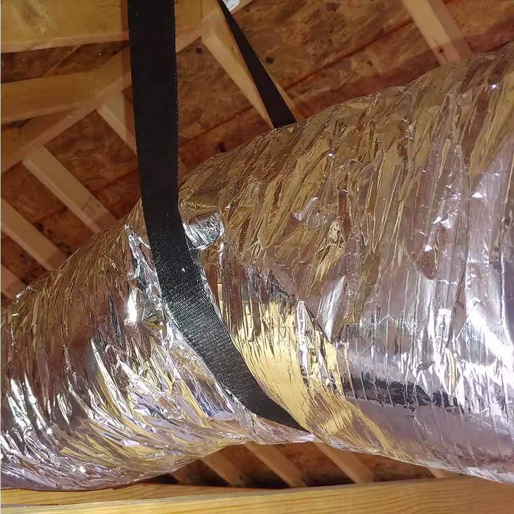 Master Flow 9 in. x 25 ft. Insulated Flexible Duct R8 Silver Jacket