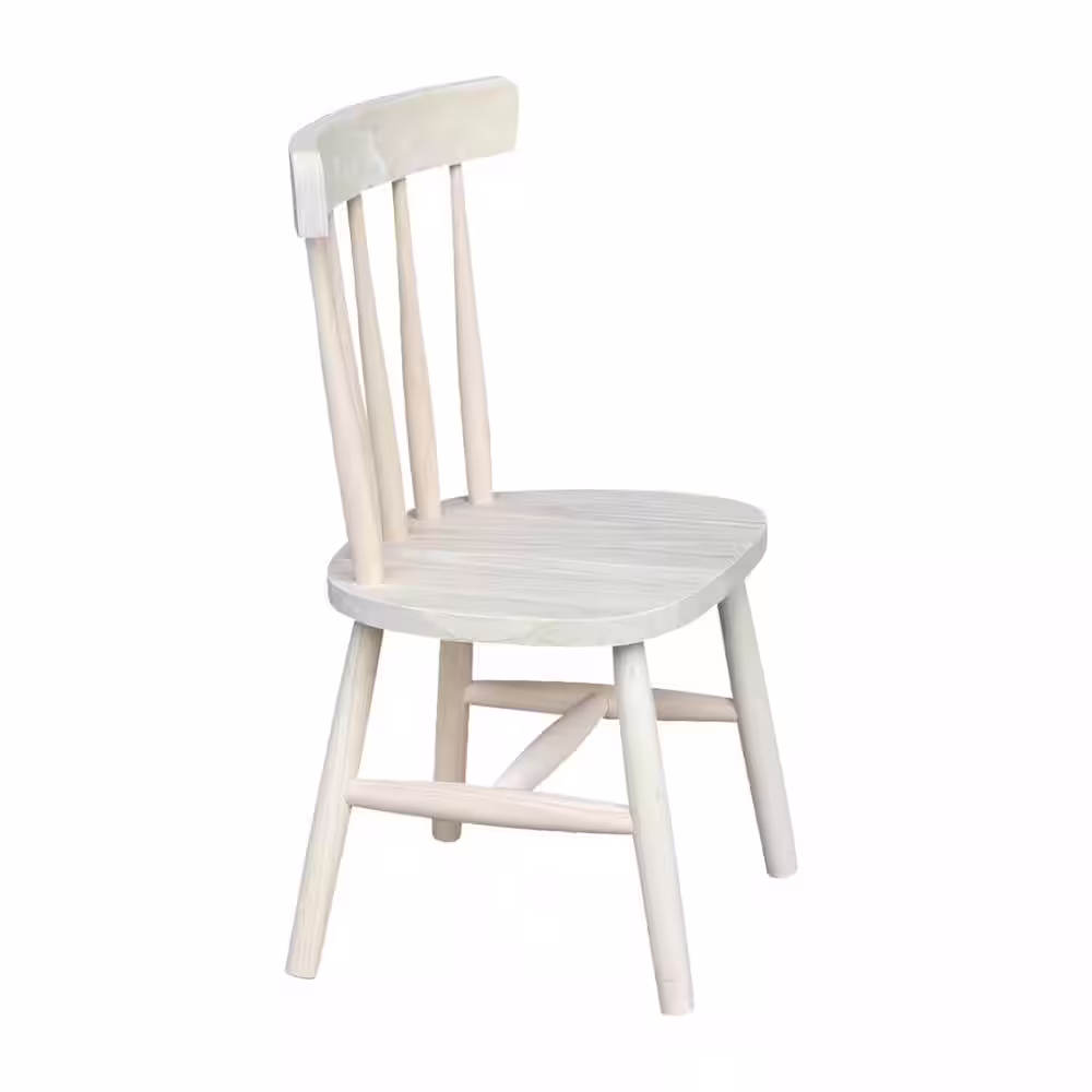 International Concepts Unfinished Wood Kids Chair (Set of 2)