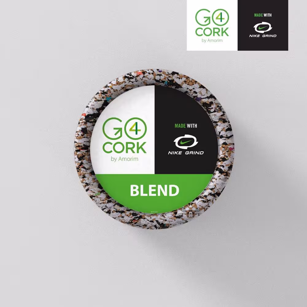GO4CORK Blend with Nike Grind 100 sq. ft. 3.3 ft. x 30 ft. x 71 mil - High Performance Underlayment - LVT, Laminate and Hardwood
