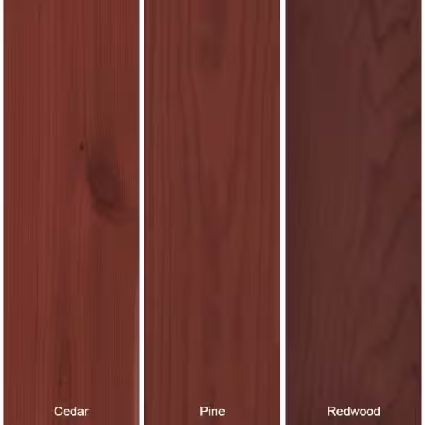 BEHR PREMIUM 1 gal. #ST-112 Barn Red Semi-Transparent Waterproofing Exterior Wood Stain and Sealer