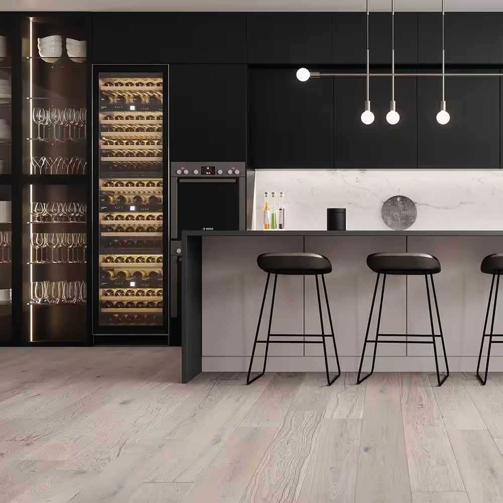 Malibu Wide Plank Grandview French Oak 9/16 in. T x 7.5 in. W Water Resistant Wire Brush Engineered Hardwood Flooring (1259.3 sqft/pallet)
