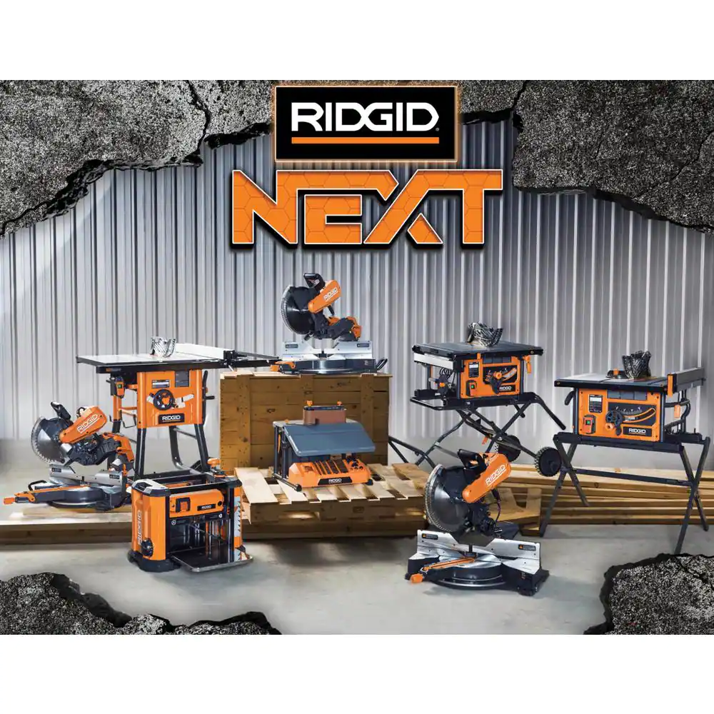 RIDGID Table Saw with Scissor Stand