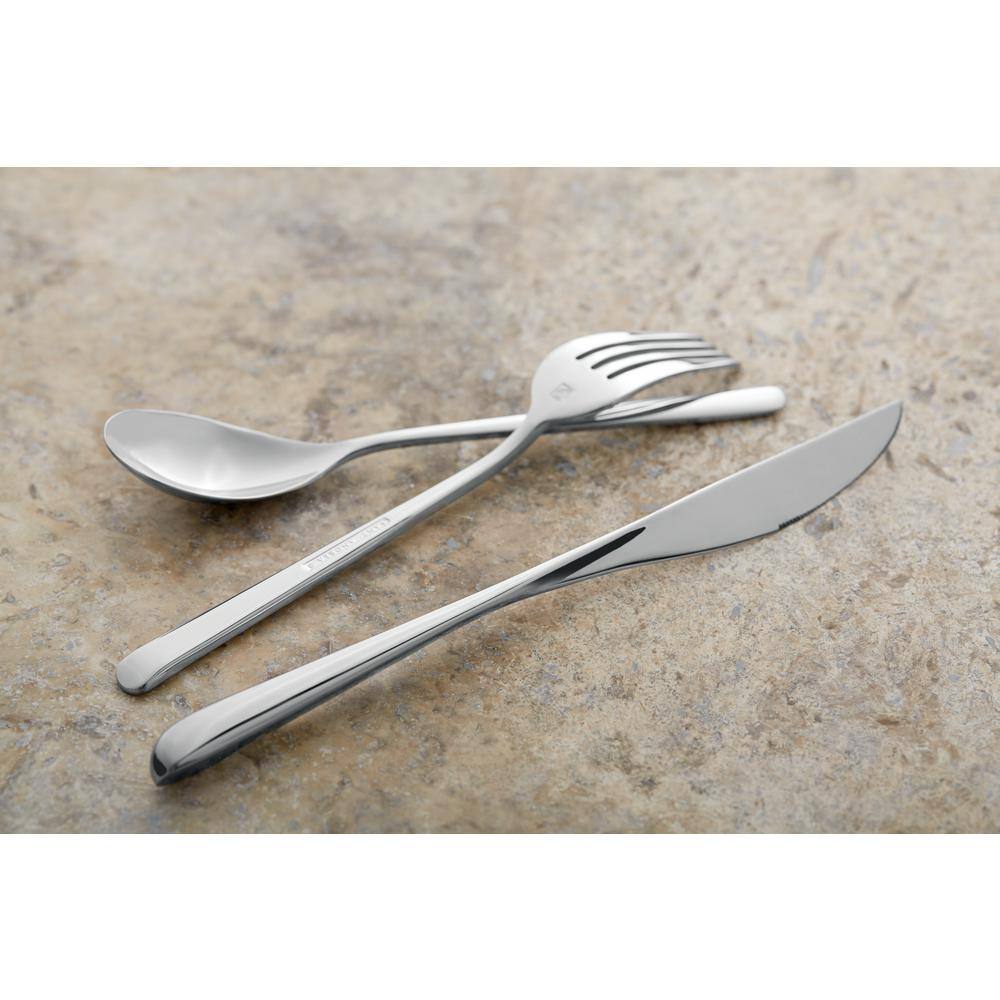 Oneida Quantum 18/10 Stainless Steel Table Forks, European Size (Set of 12)