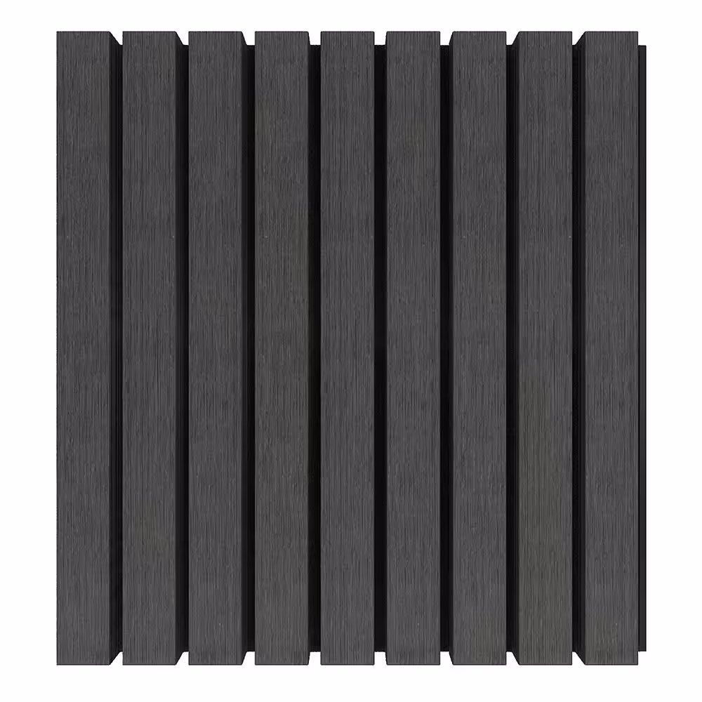 NewTechWood European Siding System 7.7 in. x 96 in. Composite Belgian Board Siding in Hawaiian Charcoal