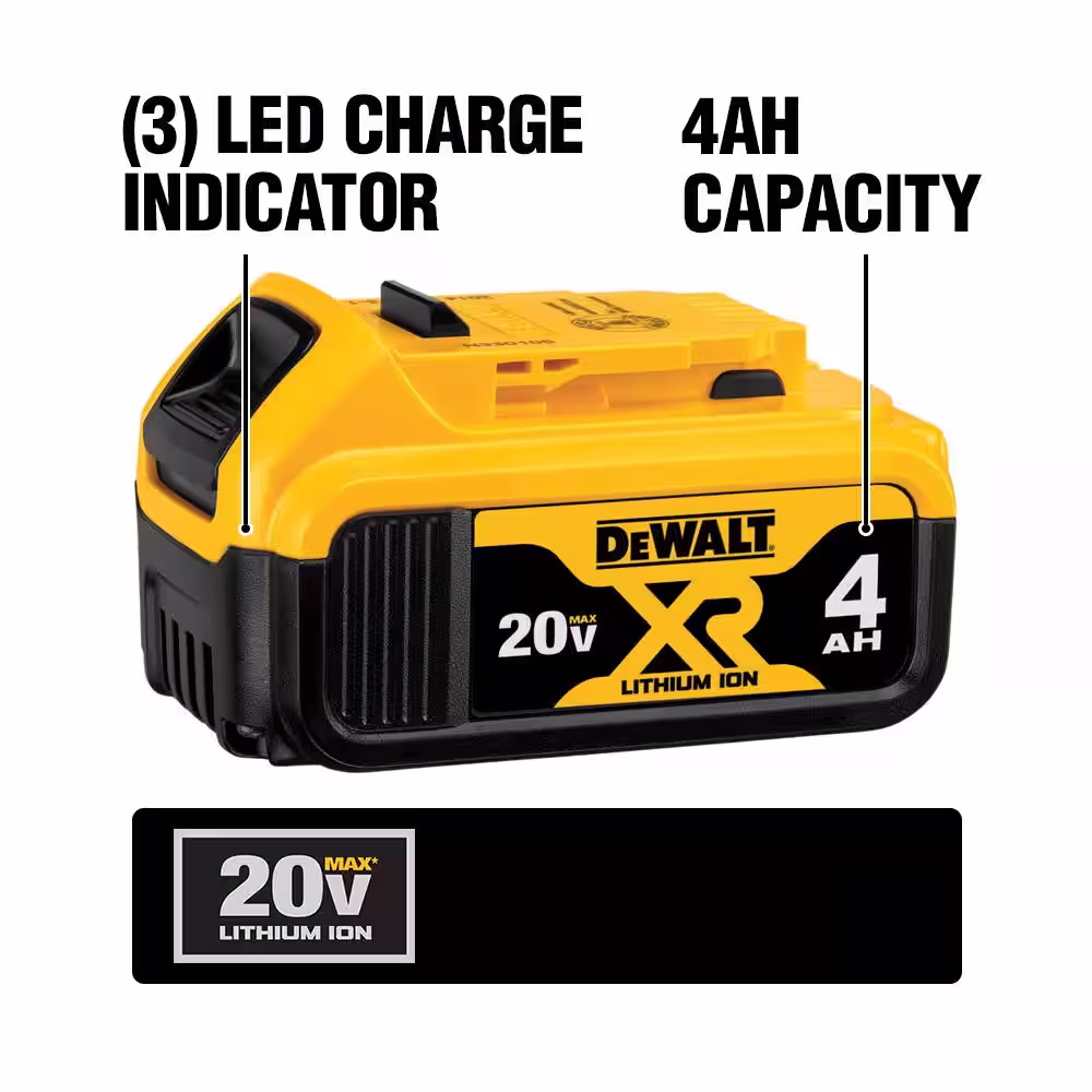 DEWALT 20V MAX Lithium-Ion 1/2 Gal. Wet/Dry Portable Vac Kit