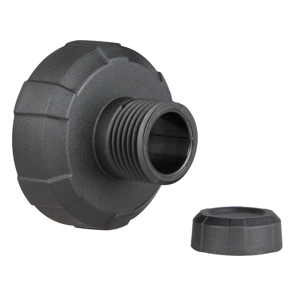 Milwaukee Hose To Drain Adapter Kit for Wet/Dry Shop Vacuums (2-Piece)
