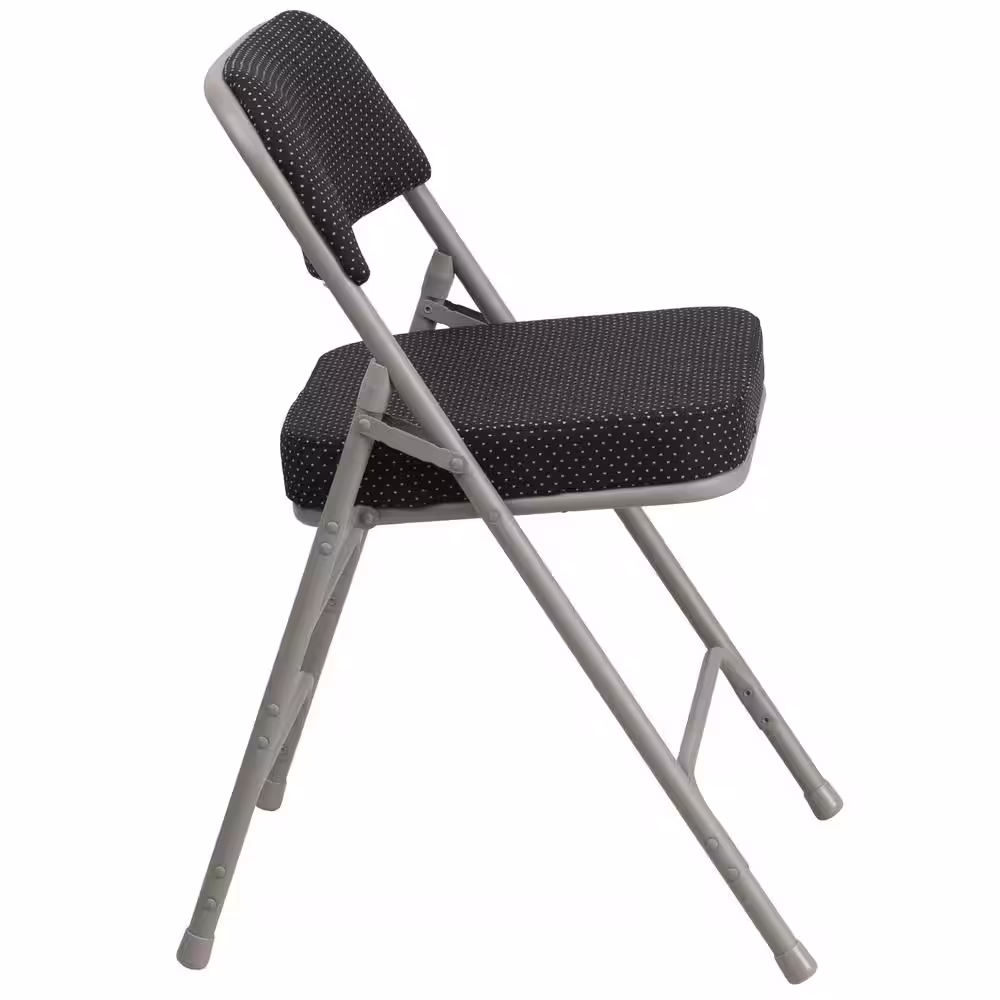 Flash Furniture Black Metal Folding Chair (2-Pack)