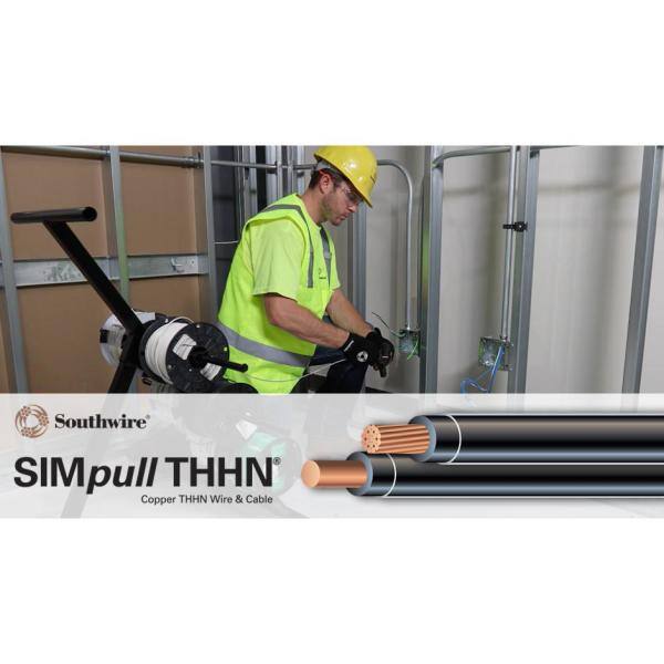 Southwire 500 ft. 14-Gauge Stranded Brown THHN Wire
