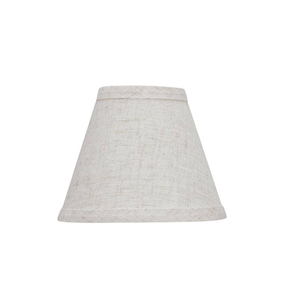 Aspen Creative Corporation 6 in. x 5 in. Flaxen Hardback Empire Lamp Shade (2-Pack)