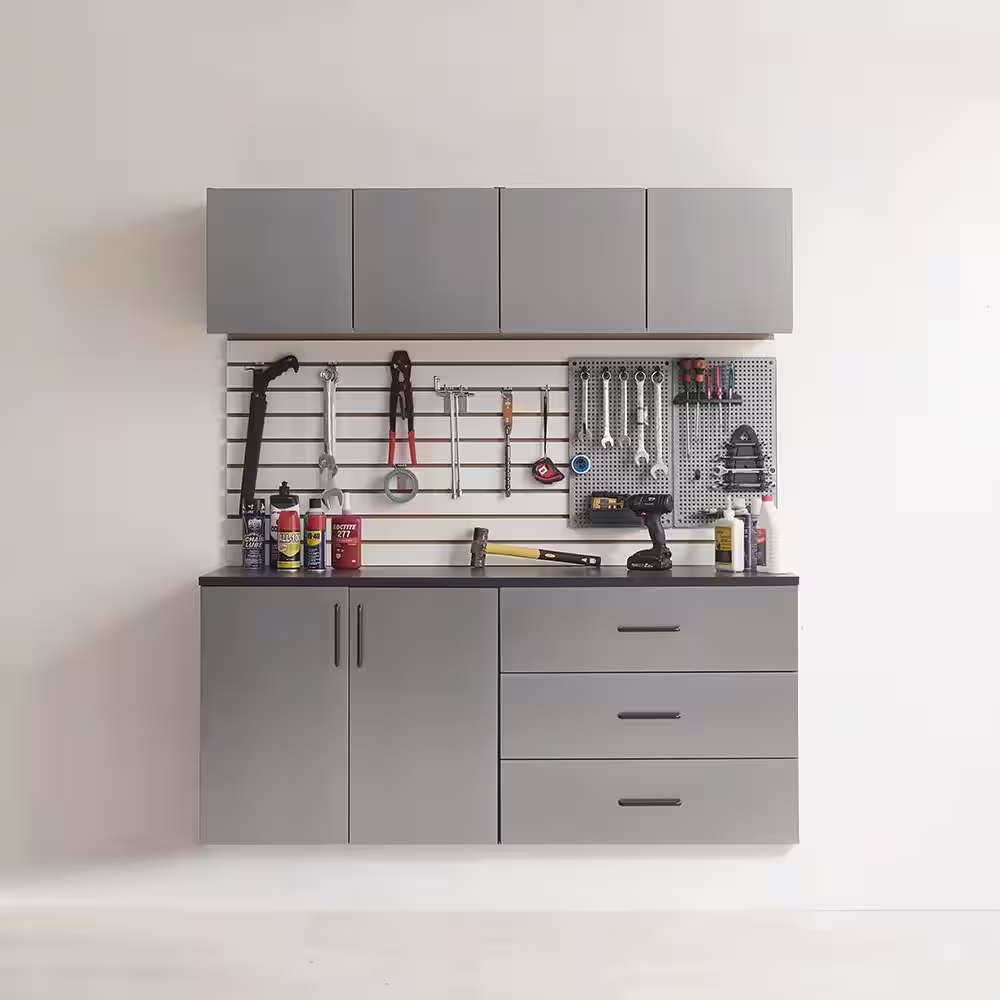 Garage TECH Astro Series 64 in. W x 79 in. H x 20 in. D Garage Cabinet Set C ( 5- Piece )