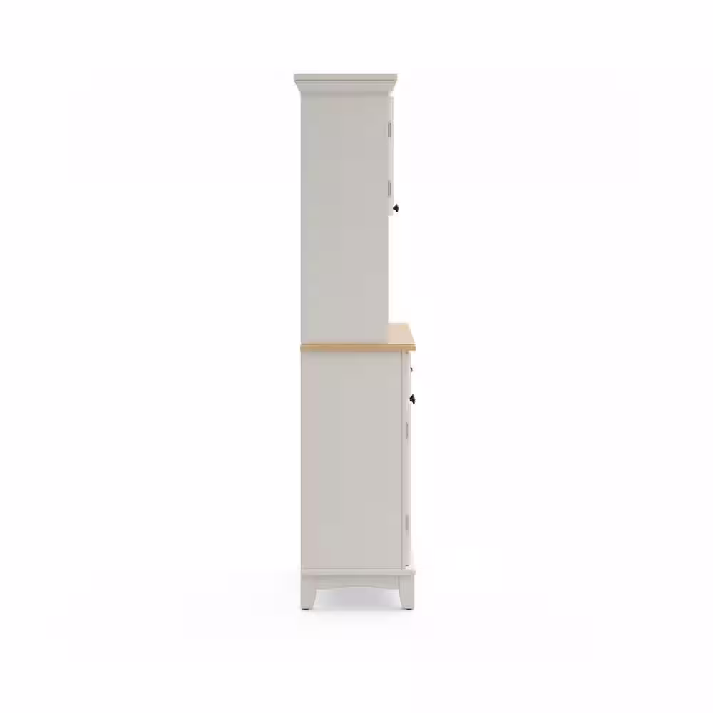 HOMESTYLES White Buffet with Hutch